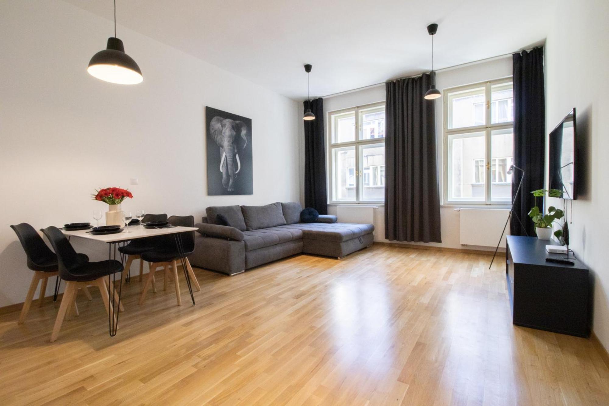 Krakovska Cr Apartments براغ الغرفة الصورة